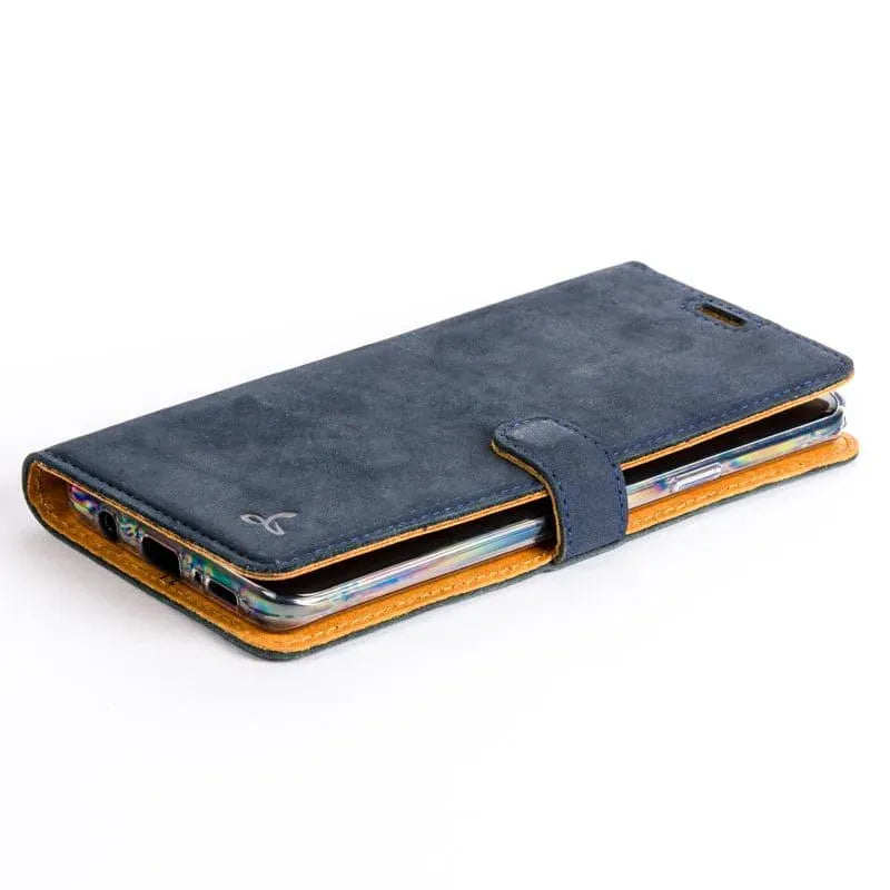 Snakehive Vintage Wallet Samsung Galaxy S9 Plus - Vintage Leather Wallet Phone Case Vintage Leather Wallet Case for Samsung Galaxy S9 Plus