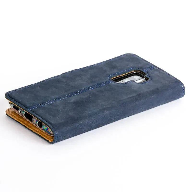 Snakehive Vintage Wallet Samsung Galaxy S9 Plus - Vintage Leather Wallet Phone Case Vintage Leather Wallet Case for Samsung Galaxy S9 Plus