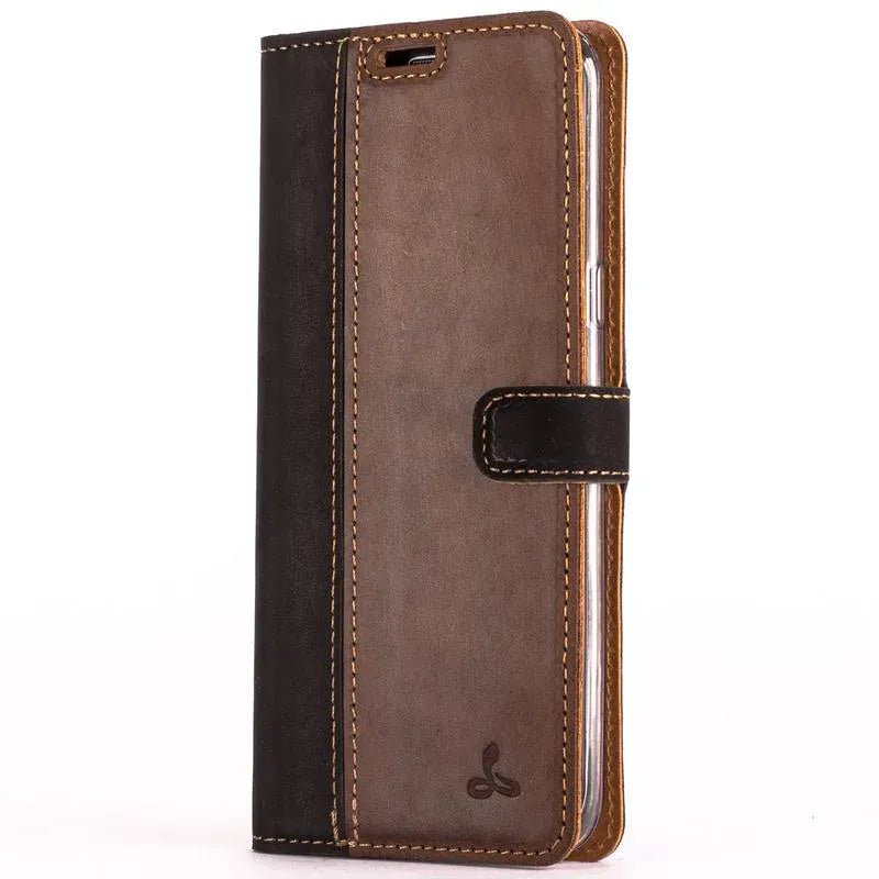 Snakehive UK Vintage Wallet Samsung Galaxy S8 Plus - Vintage Leather Wallet Phone Case (Two Tone) Samsung Galaxy S8 Plus | Leather Wallet Case | Snakehive