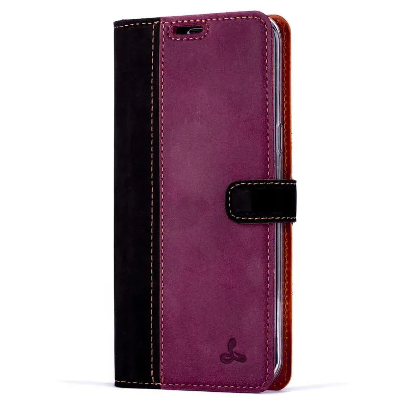 Snakehive UK Vintage Wallet Samsung Galaxy S8 Plus - Vintage Leather Wallet Phone Case (Two Tone) Samsung Galaxy S8 Plus | Leather Wallet Case | Snakehive