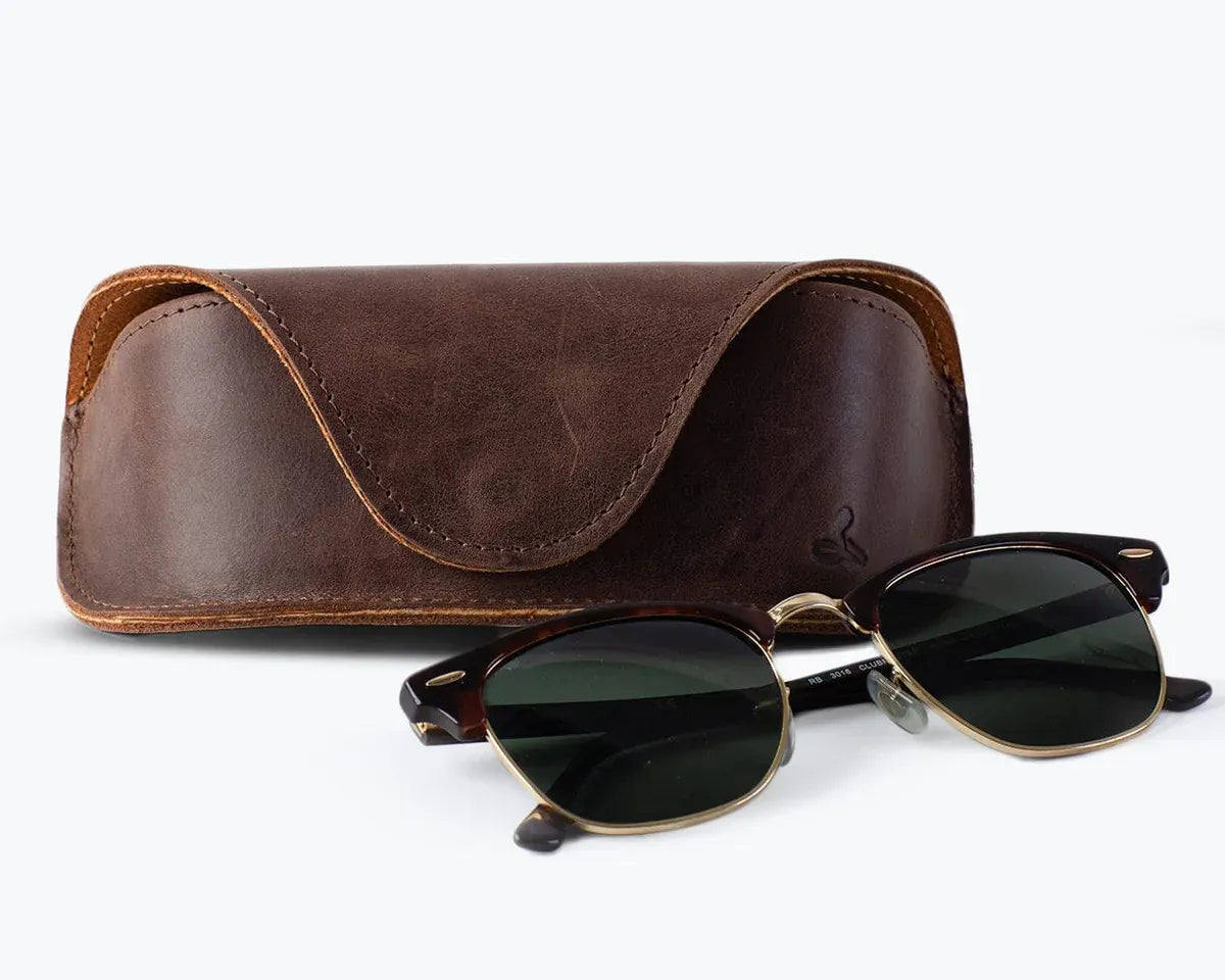 Snakehive UK Accessories Vintage Leather Glasses Case Vintage Leather Glasses Case | Leather Accessories