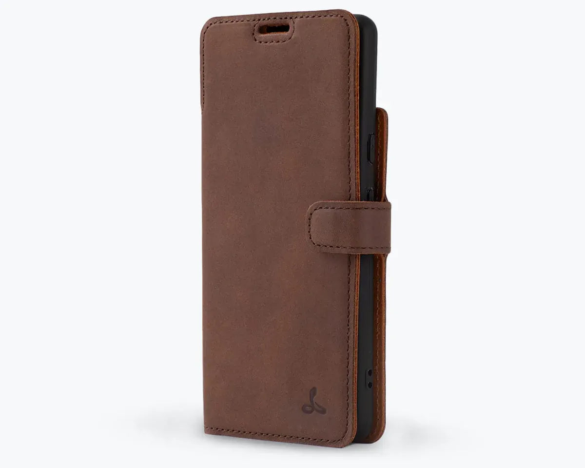 Snakehive Vintage Wallet Google Pixel 7A - Vintage Leather Wallet Phone Case Vintage Leather Wallet Case for Google Pixel 7A