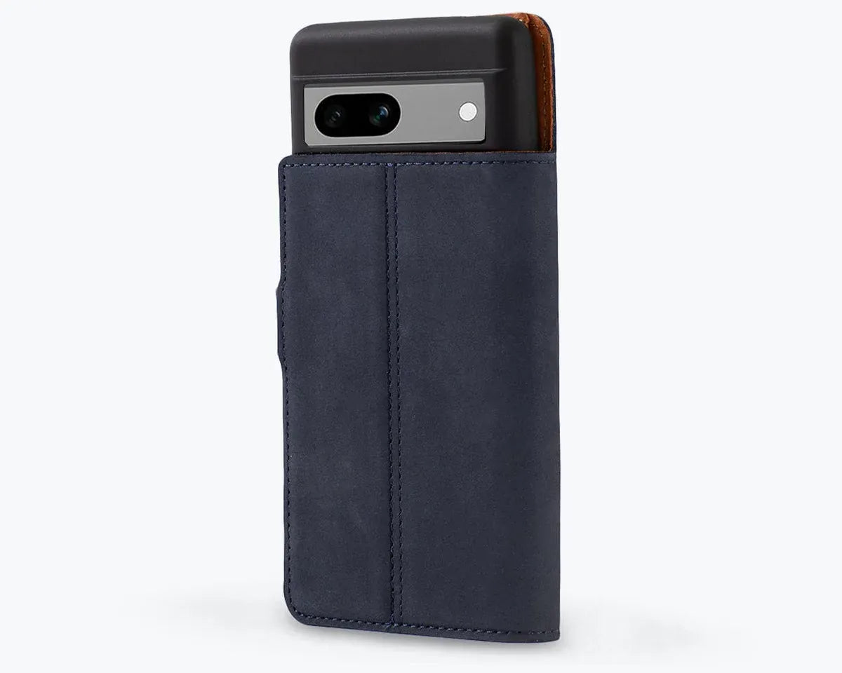 Snakehive Vintage Wallet Google Pixel 7A - Vintage Leather Wallet Phone Case Vintage Leather Wallet Case for Google Pixel 7A