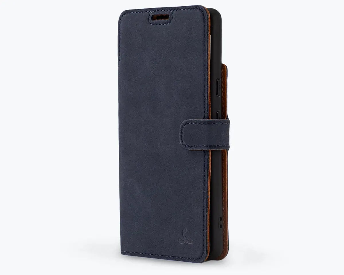 Snakehive Vintage Wallet Google Pixel 7A - Vintage Leather Wallet Phone Case Vintage Leather Wallet Case for Google Pixel 7A