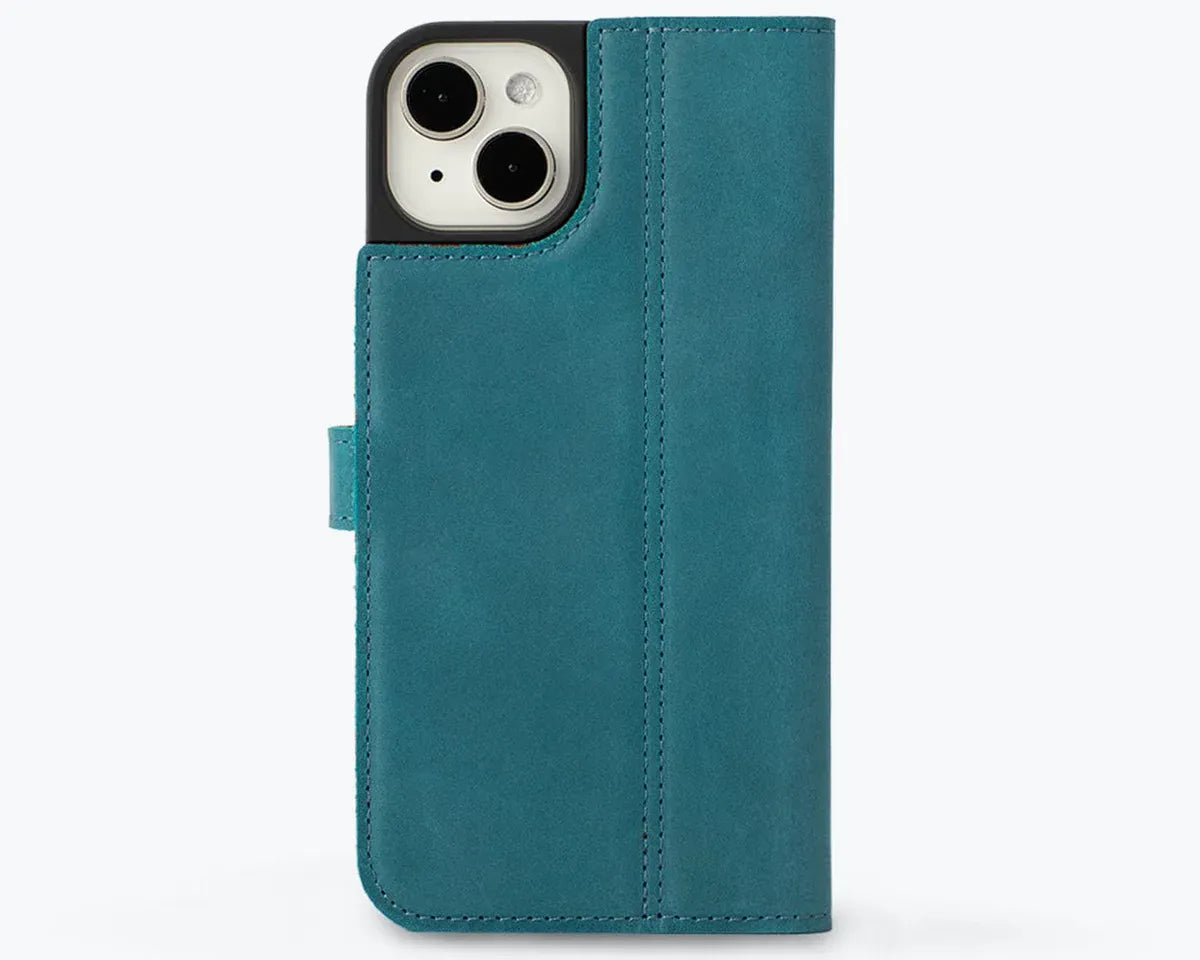 Snakehive Vintage Wallet Apple iPhone 15 Plus - Vintage Leather Wallet Phone Case iPhone 15 Plus | Leather Wallet Case | Snakehive