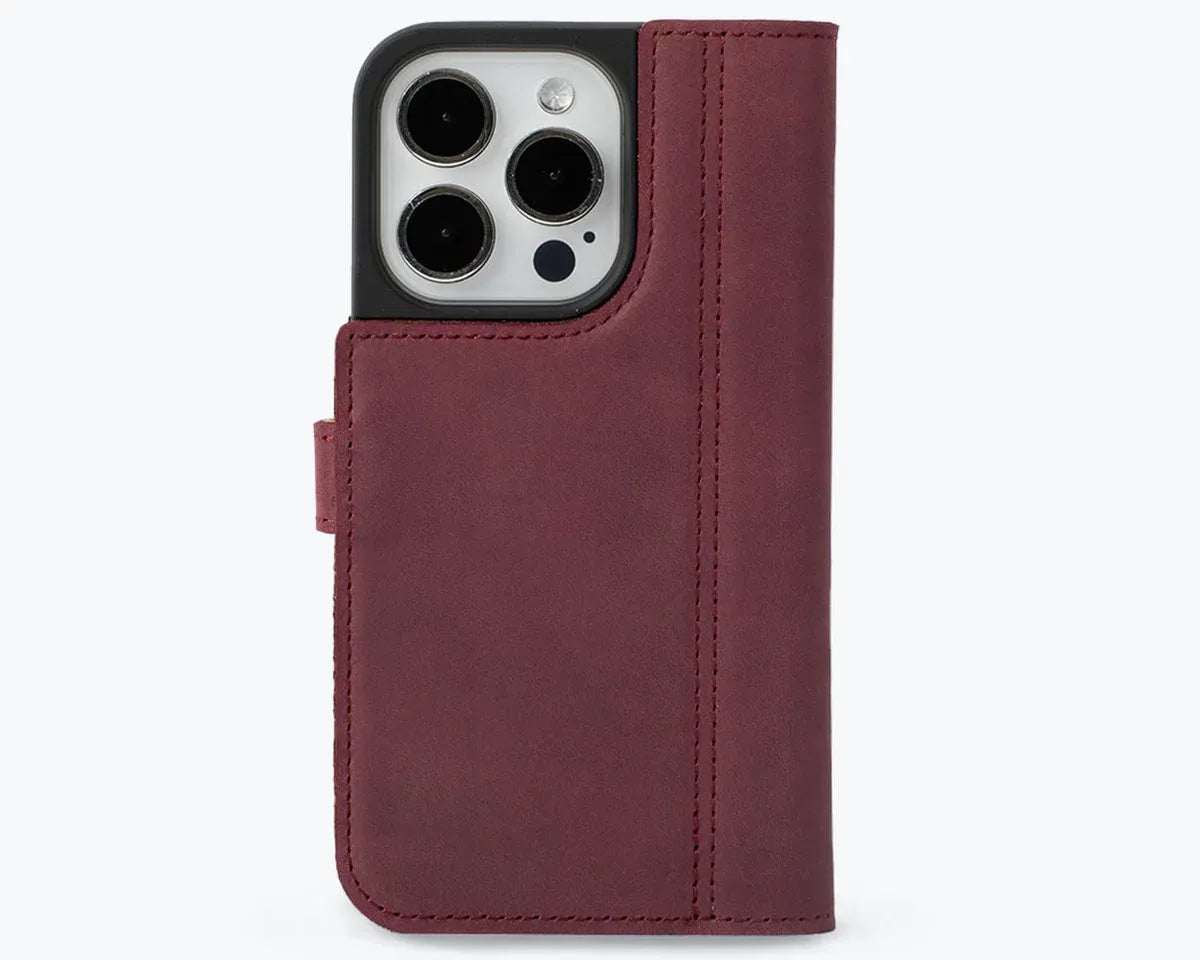 Snakehive Vintage Wallet Apple iPhone 15 Pro - Vintage Leather Wallet Phone Case iPhone 15 Pro | Leather Wallet Case | Snakehive