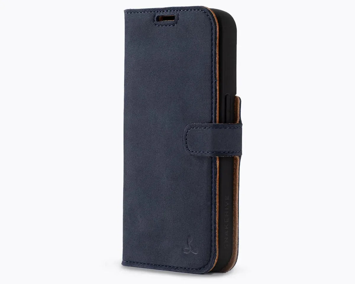 Snakehive Vintage Wallet Apple iPhone 15 Pro - Vintage Leather Wallet Phone Case iPhone 15 Pro | Leather Wallet Case | Snakehive
