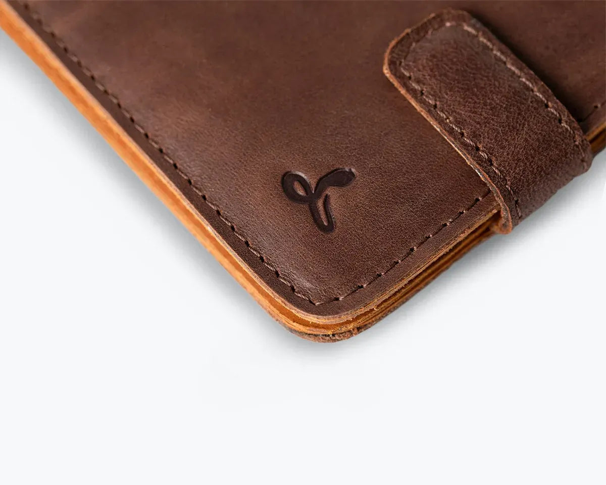 Snakehive UK Accessories Vintage Leather Money Wallet (With Clasp) Vintage Leather Money Wallet (Clasp) | Leather Accessories