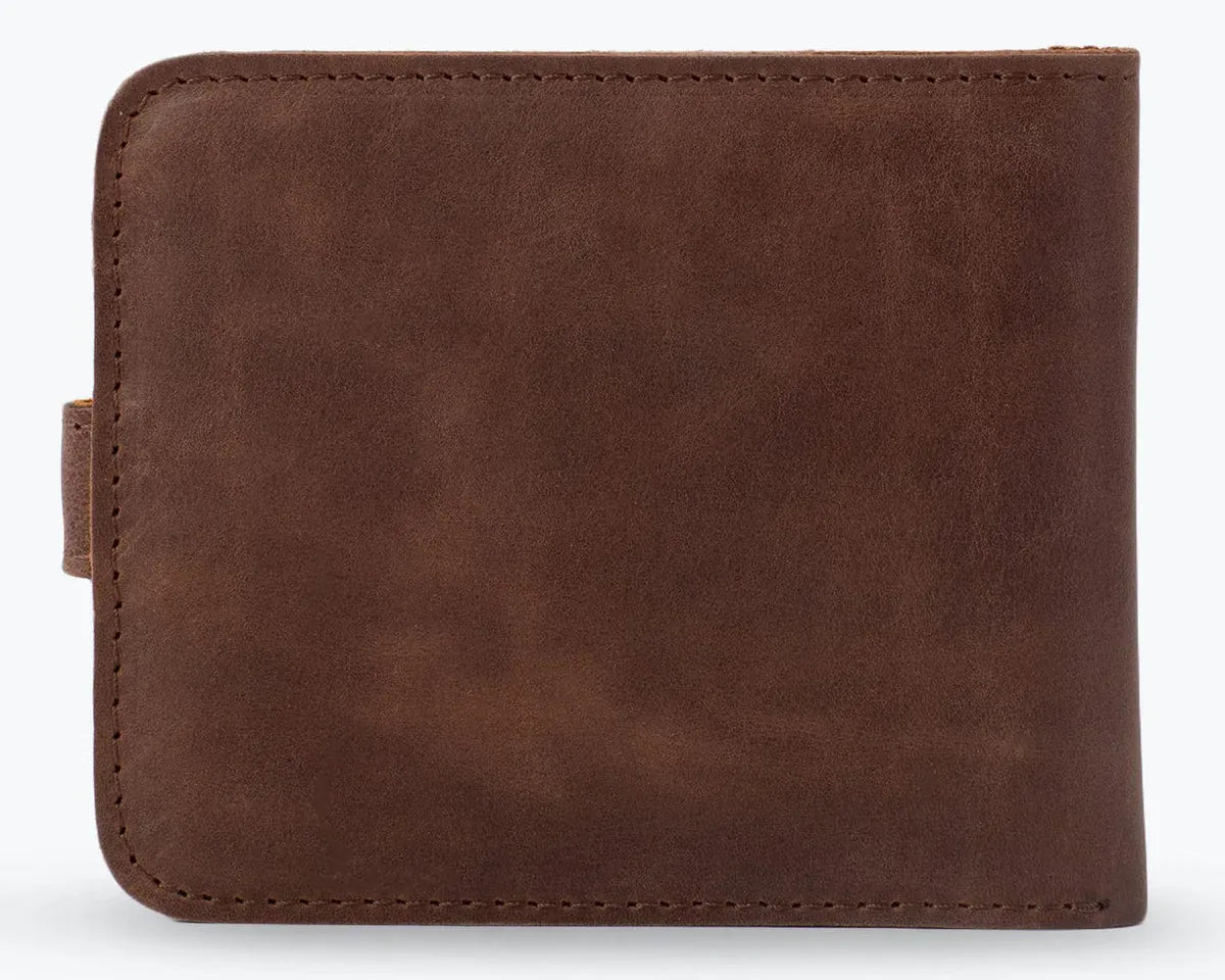 Snakehive UK Accessories Vintage Leather Money Wallet (With Clasp) Vintage Leather Money Wallet (Clasp) | Leather Accessories