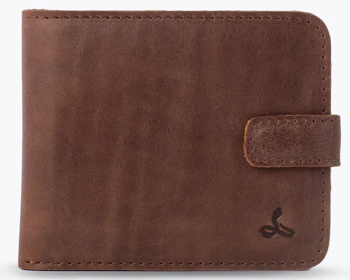 Snakehive UK Accessories Vintage Leather Money Wallet (With Clasp) Vintage Leather Money Wallet (Clasp) | Leather Accessories
