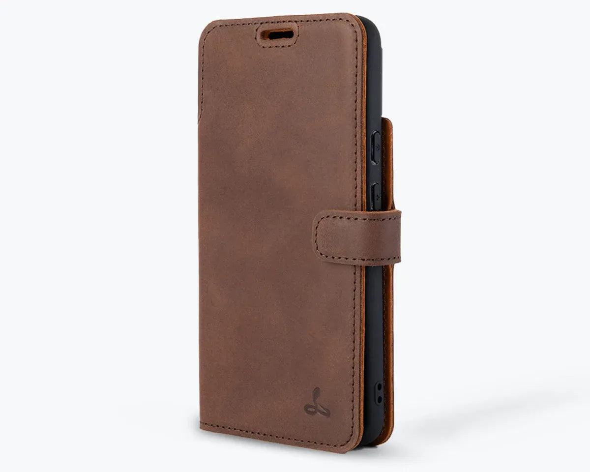 Snakehive Vintage Wallet Google Pixel 8 - Vintage Leather Wallet Phone Case Vintage Leather Wallet Case for Google Pixel 8