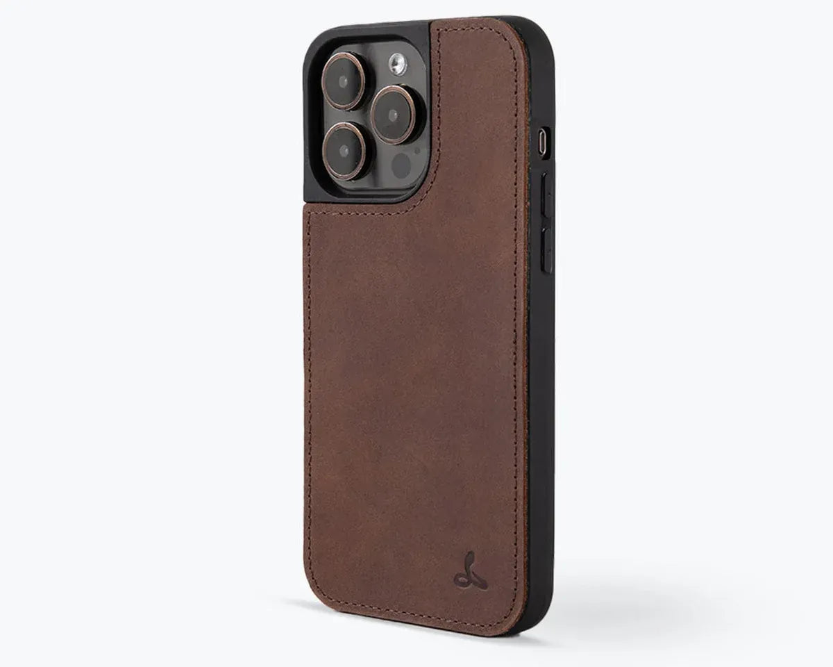 Snakehive Vintage Back Case Apple iPhone 15 Pro Max - Vintage Leather Back Case iPhone 15 Pro Max | Vintage Leather Back Case | Snakehive