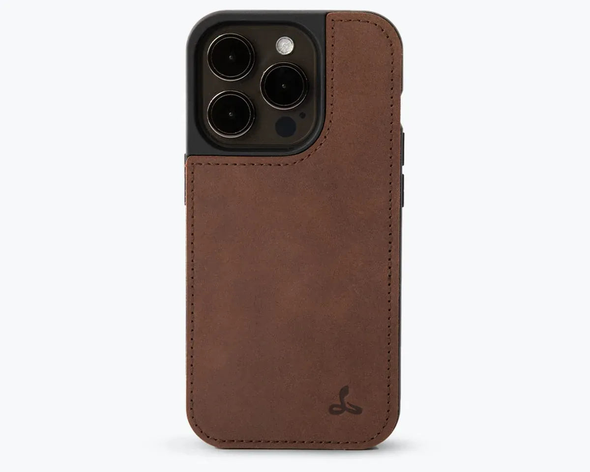 Snakehive Vintage Back Case Apple iPhone 15 Pro - Vintage Leather Back Case Vintage Leather Back Case - Apple iPhone 15 Pro | Snakehive