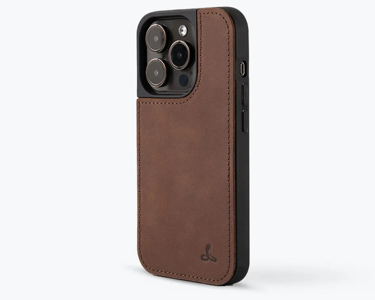 Snakehive Vintage Back Case Apple iPhone 15 Pro - Vintage Leather Back Case Vintage Leather Back Case - Apple iPhone 15 Pro | Snakehive