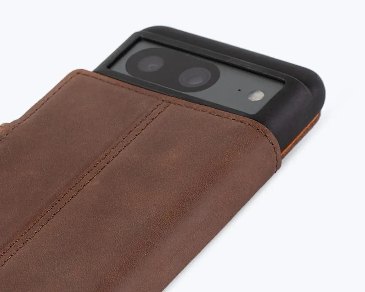 Snakehive Vintage Wallet Google Pixel 8 - Vintage Leather Wallet Phone Case Vintage Leather Wallet Case for Google Pixel 8