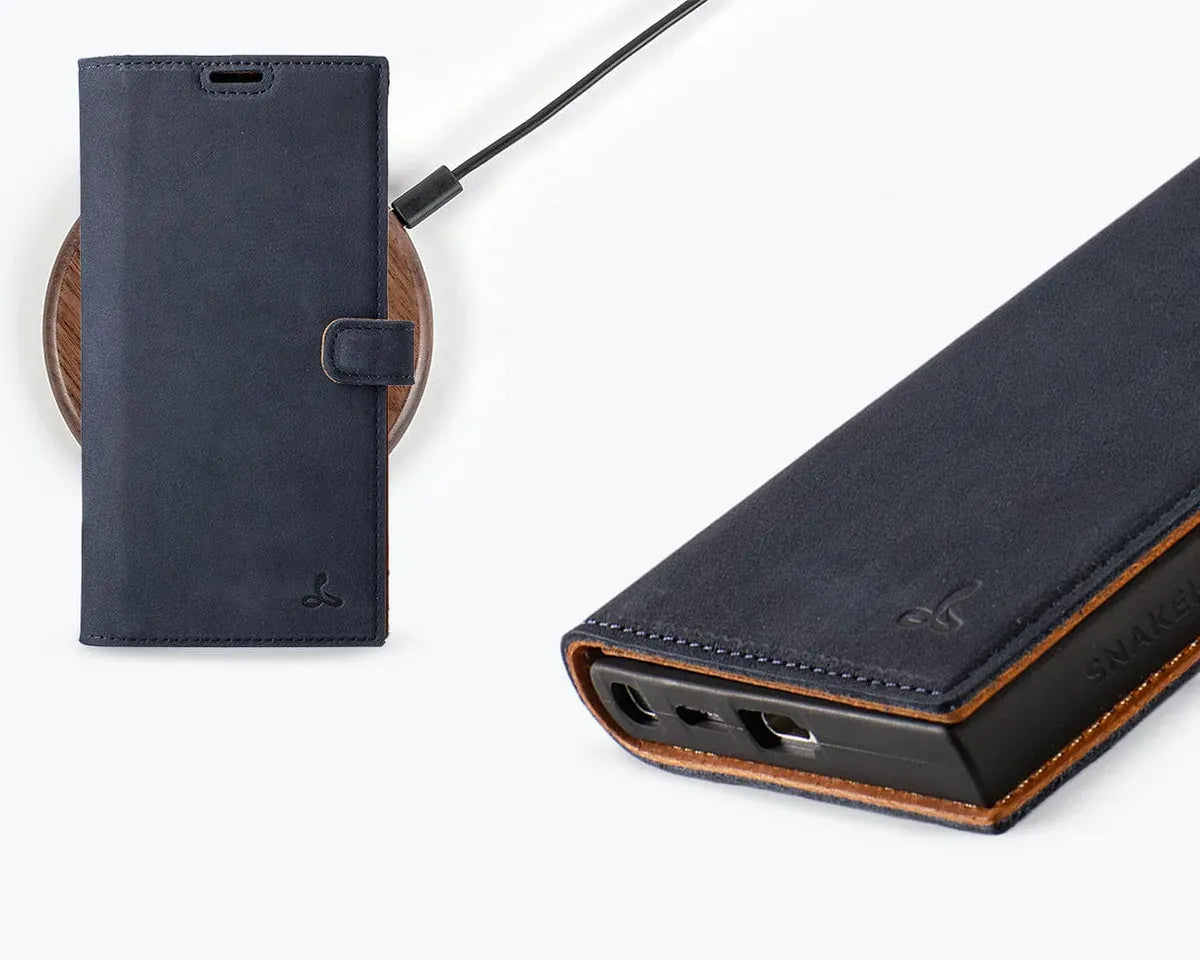 Snakehive Vintage Wallet Samsung Galaxy S24 Ultra - Vintage Leather Wallet Phone Case Vintage Leather Wallet Case for Samsung Galaxy S24 Ultra