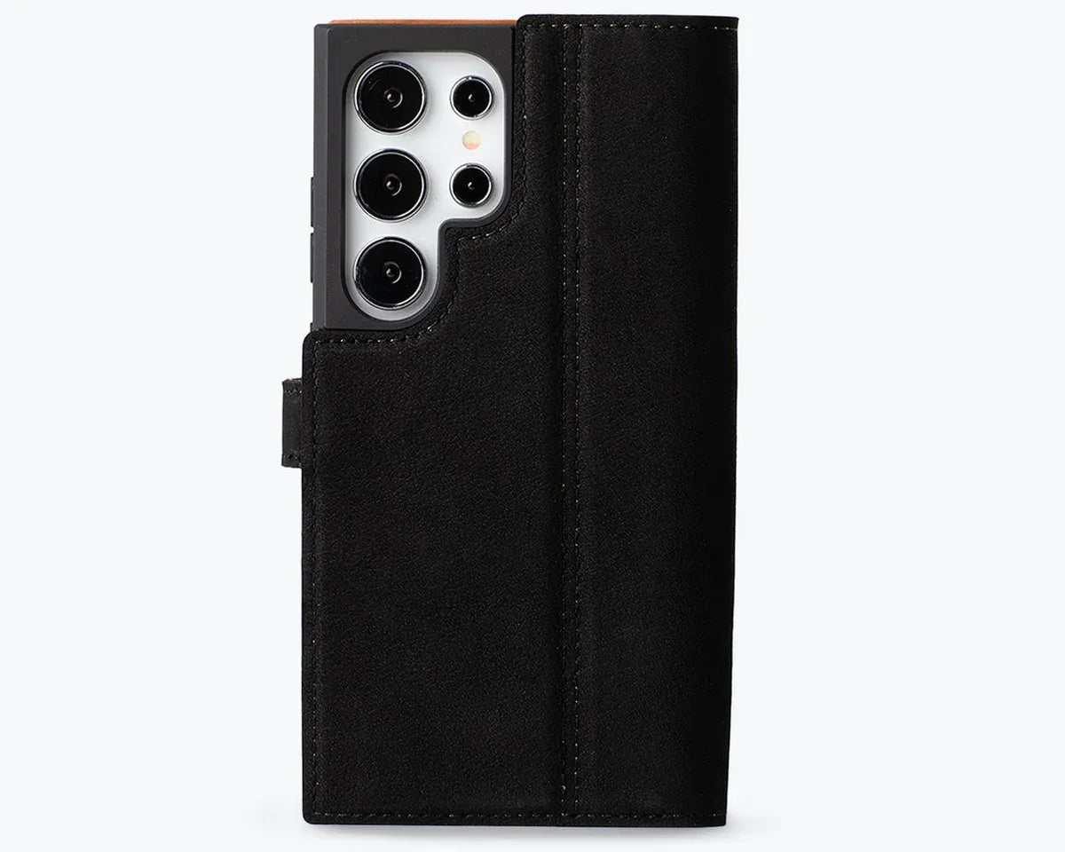 Snakehive Vintage Wallet Samsung Galaxy S24 Ultra - Vintage Leather Wallet Phone Case Vintage Leather Wallet Case for Samsung Galaxy S24 Ultra