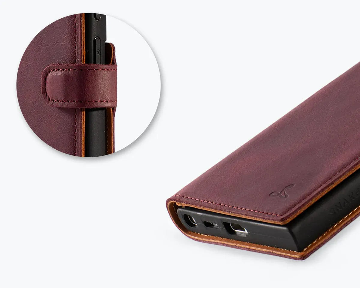 Snakehive Vintage Wallet Samsung Galaxy S24 Ultra - Vintage Leather Wallet Phone Case Vintage Leather Wallet Case for Samsung Galaxy S24 Ultra