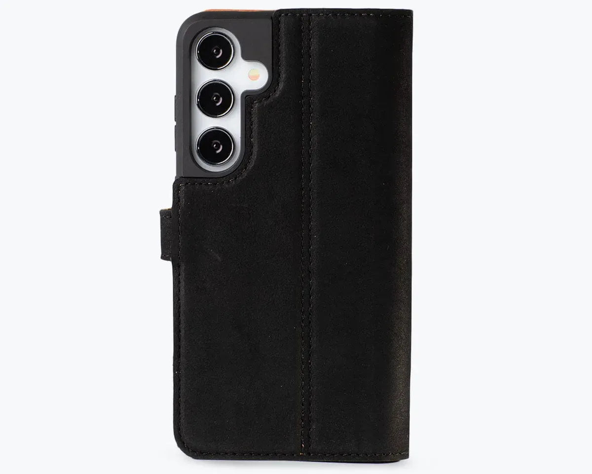 Snakehive Vintage Wallet Samsung Galaxy S24 - Vintage Leather Wallet Phone Case Samsung Galaxy S24 | Leather Wallet Case | Snakehive