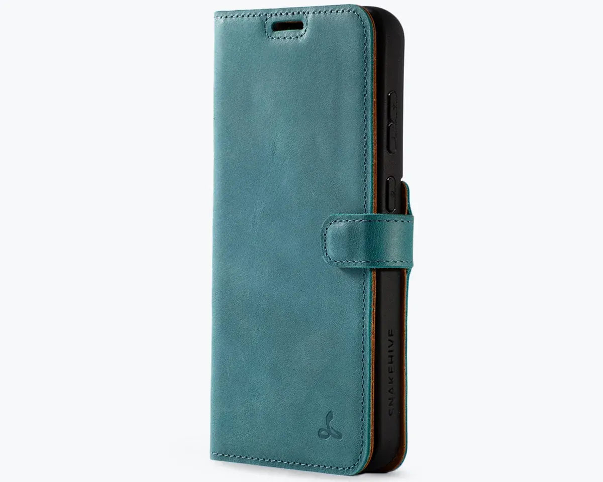 Snakehive Vintage Wallet Samsung Galaxy S24 - Vintage Leather Wallet Phone Case Samsung Galaxy S24 | Leather Wallet Case | Snakehive