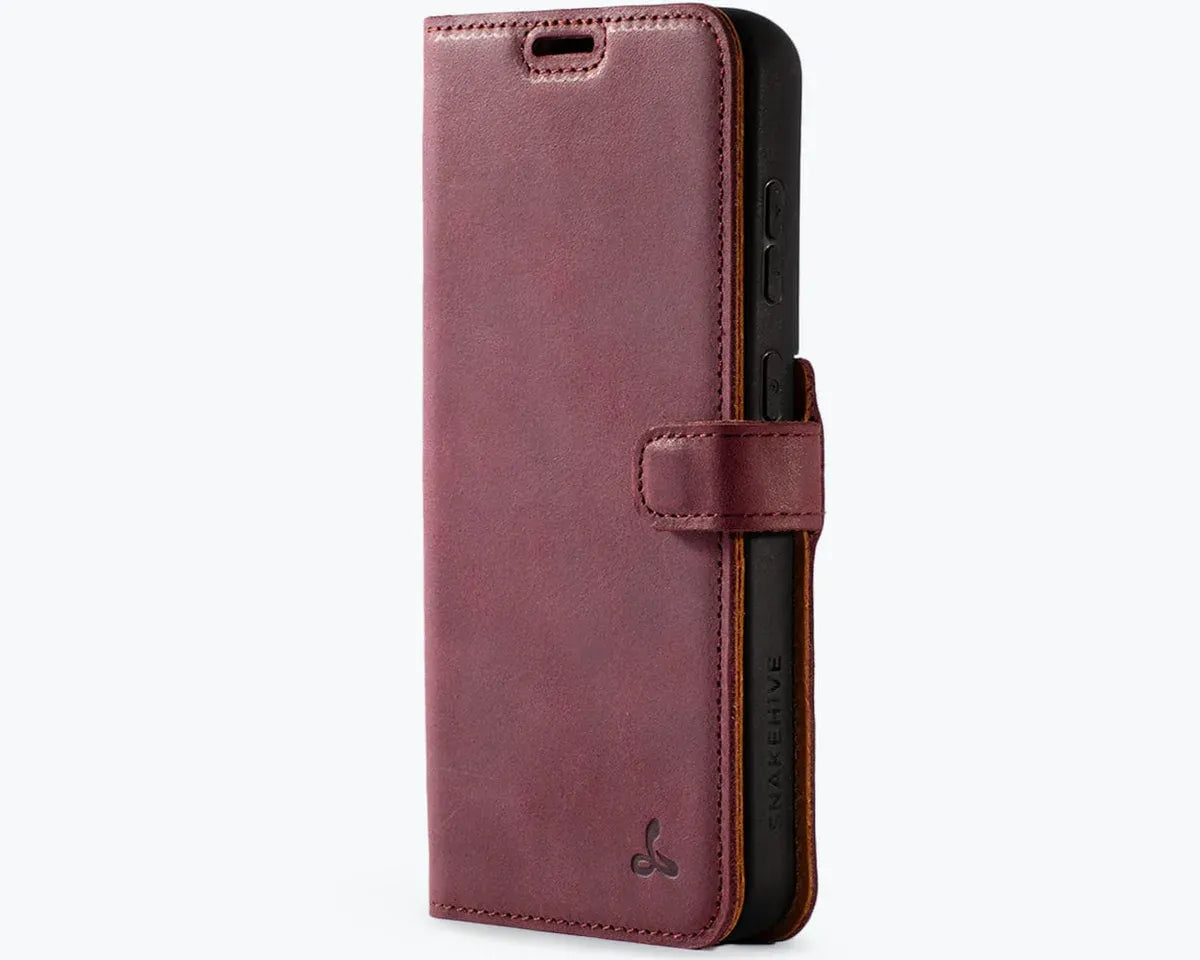 Snakehive Vintage Wallet Samsung Galaxy S24 Plus - Vintage Leather Wallet Phone Case Vintage Leather Wallet Case for Samsung Galaxy S24 Plus