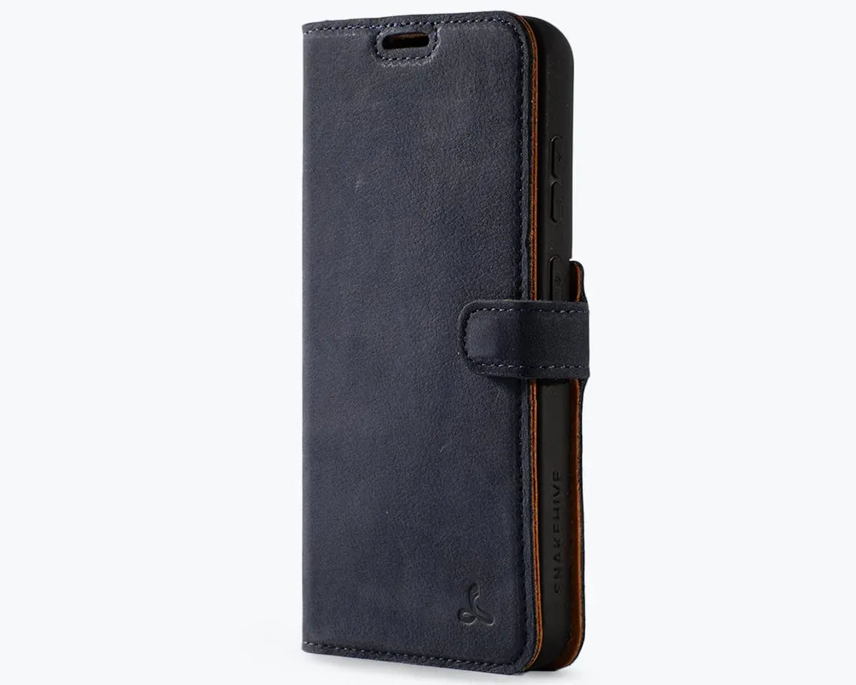 Snakehive Vintage Wallet Samsung Galaxy S25 - Vintage Leather Wallet Phone Case Vintage Leather Wallet Case for Samsung Galaxy S25