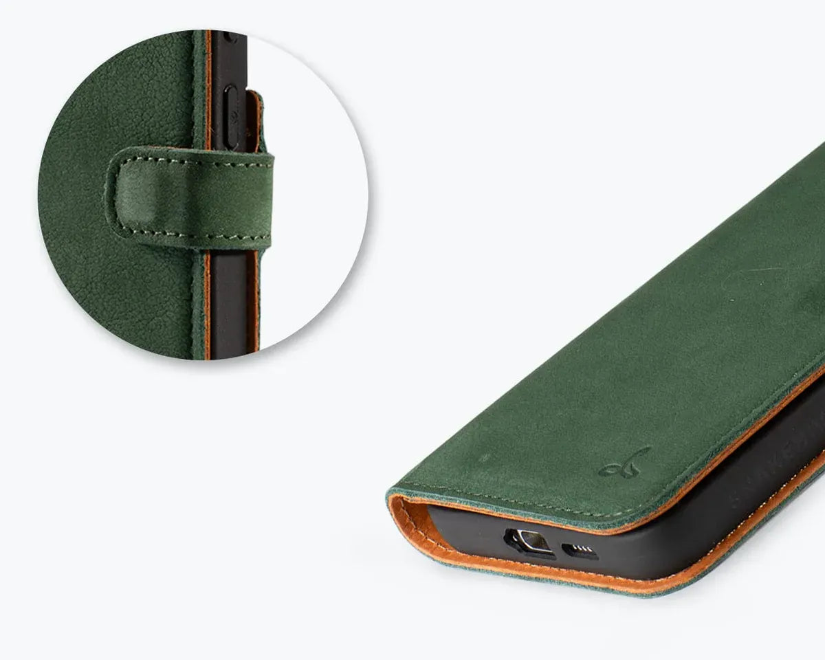 Snakehive Vintage Wallet Samsung Galaxy S24 - Vintage Leather Wallet Phone Case Samsung Galaxy S24 | Leather Wallet Case | Snakehive