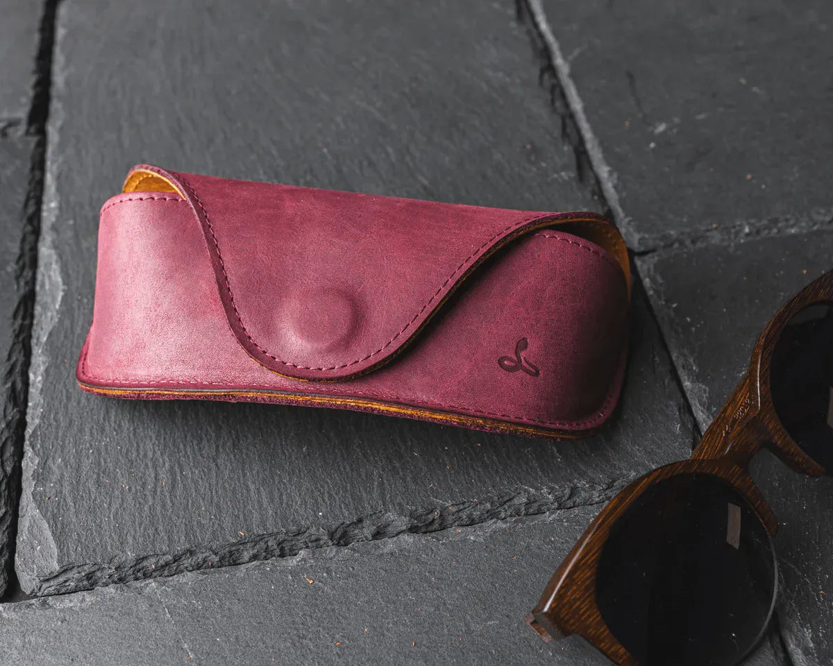 Snakehive UK Accessories Vintage Leather Glasses Case Vintage Leather Glasses Case | Leather Accessories
