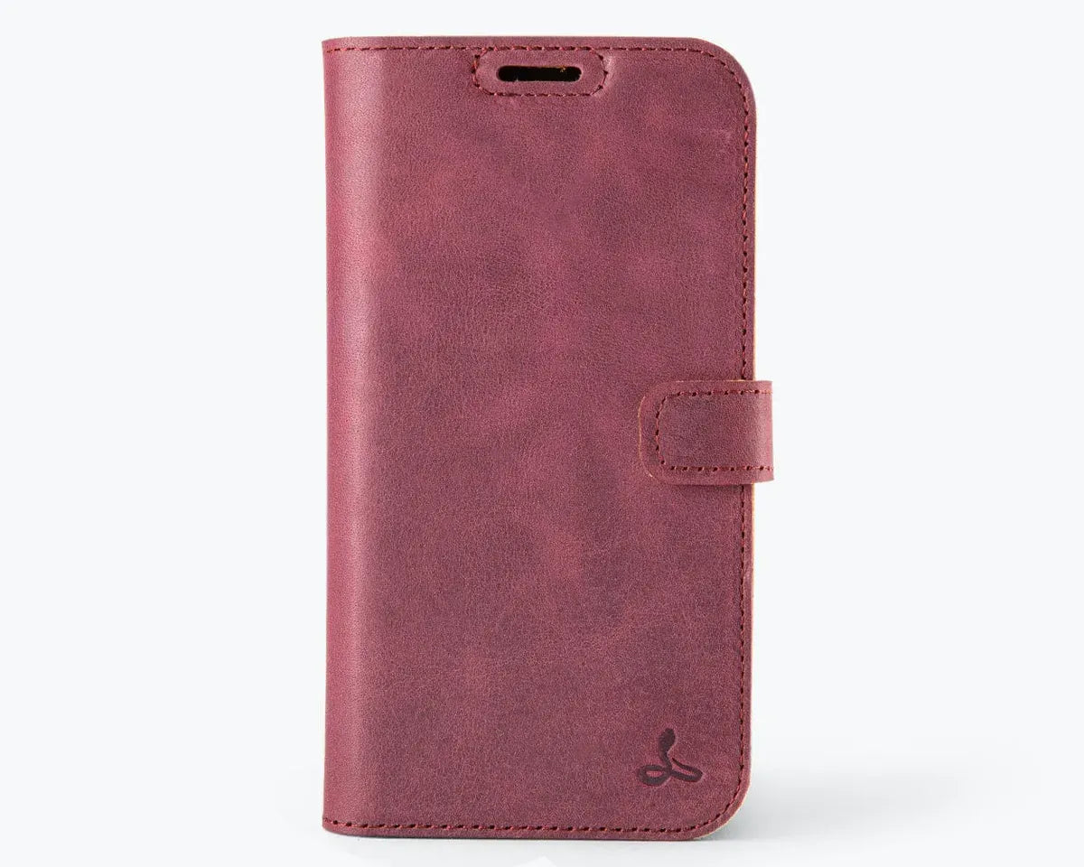 Snakehive Vintage Wallet Apple iPhone 16 - Vintage Leather Wallet Phone Case Vintage Leather Wallet Case for Apple iPhone 16