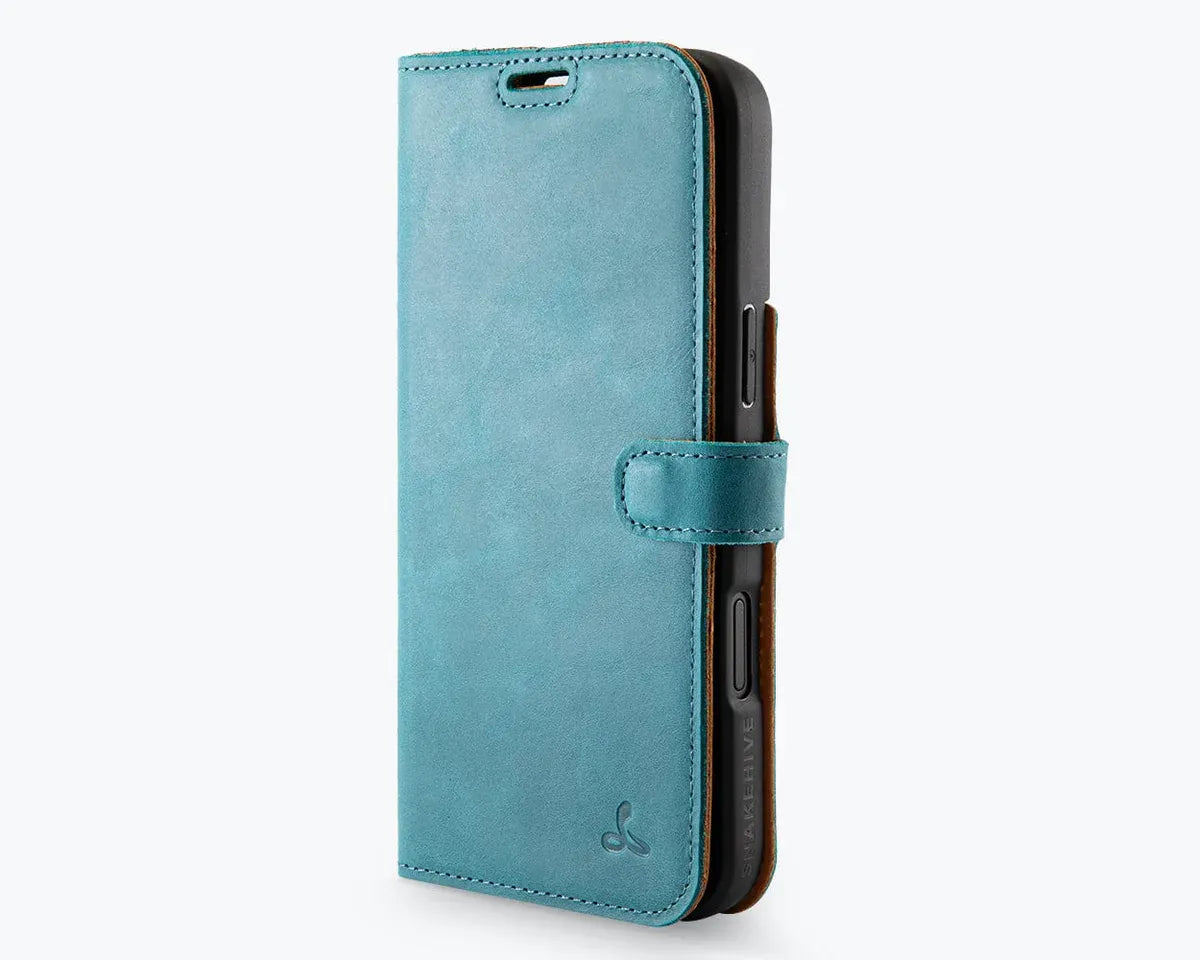 Snakehive Vintage Wallet Apple iPhone 16 Plus - Vintage Leather Wallet Phone Case Vintage Leather Wallet Case for Apple iPhone 16 Plus