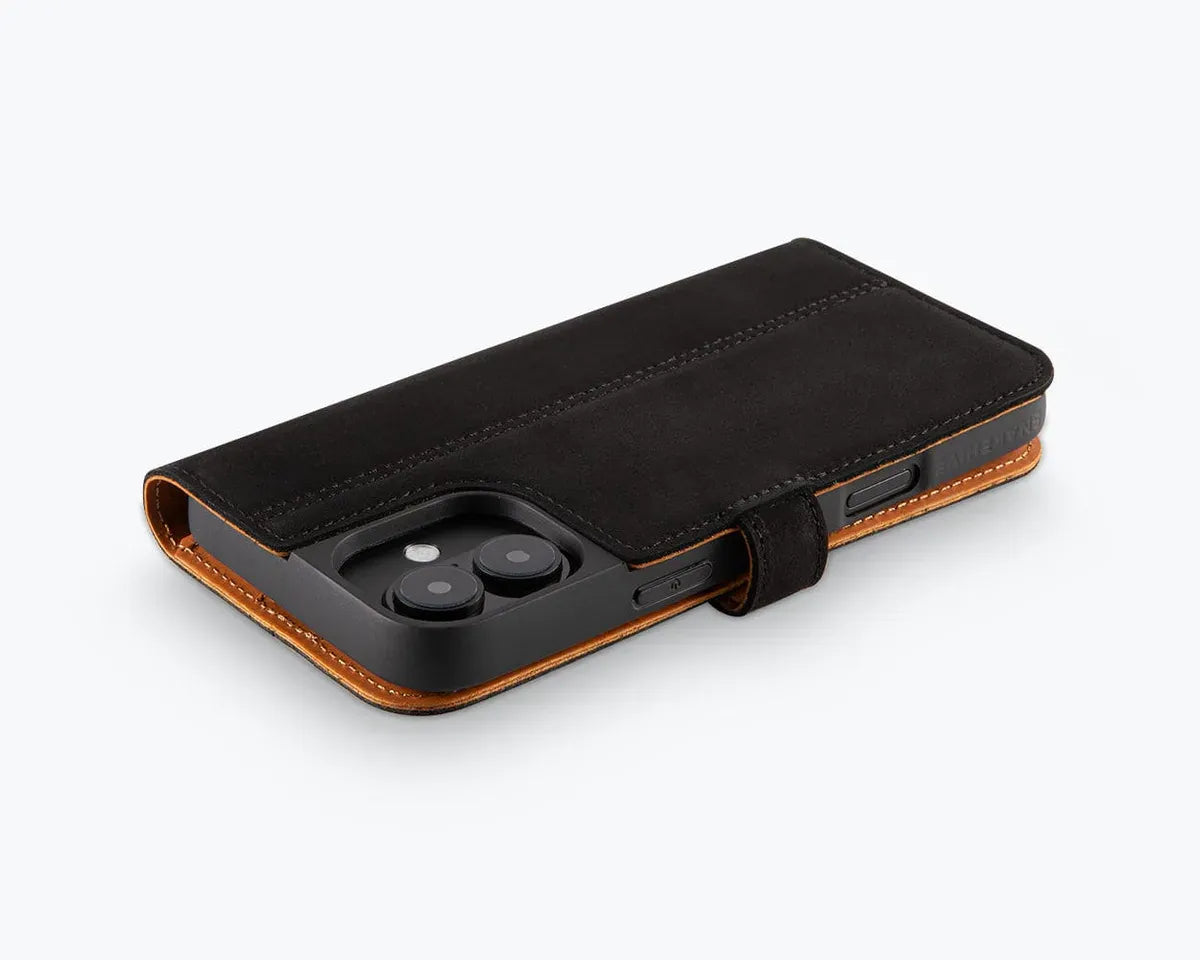 Snakehive Vintage Wallet Apple iPhone 16 Plus - Vintage Leather Wallet Phone Case Vintage Leather Wallet Case for Apple iPhone 16 Plus