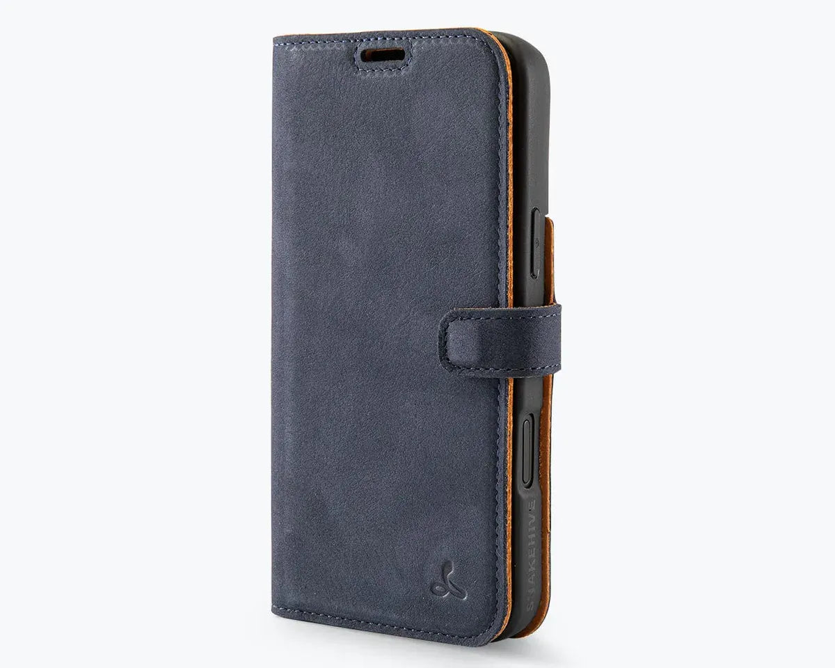 Snakehive Vintage Wallet Apple iPhone 16 Pro Max - Vintage Leather Wallet Phone Case Vintage Leather Wallet Case for Apple iPhone 16 Pro Max