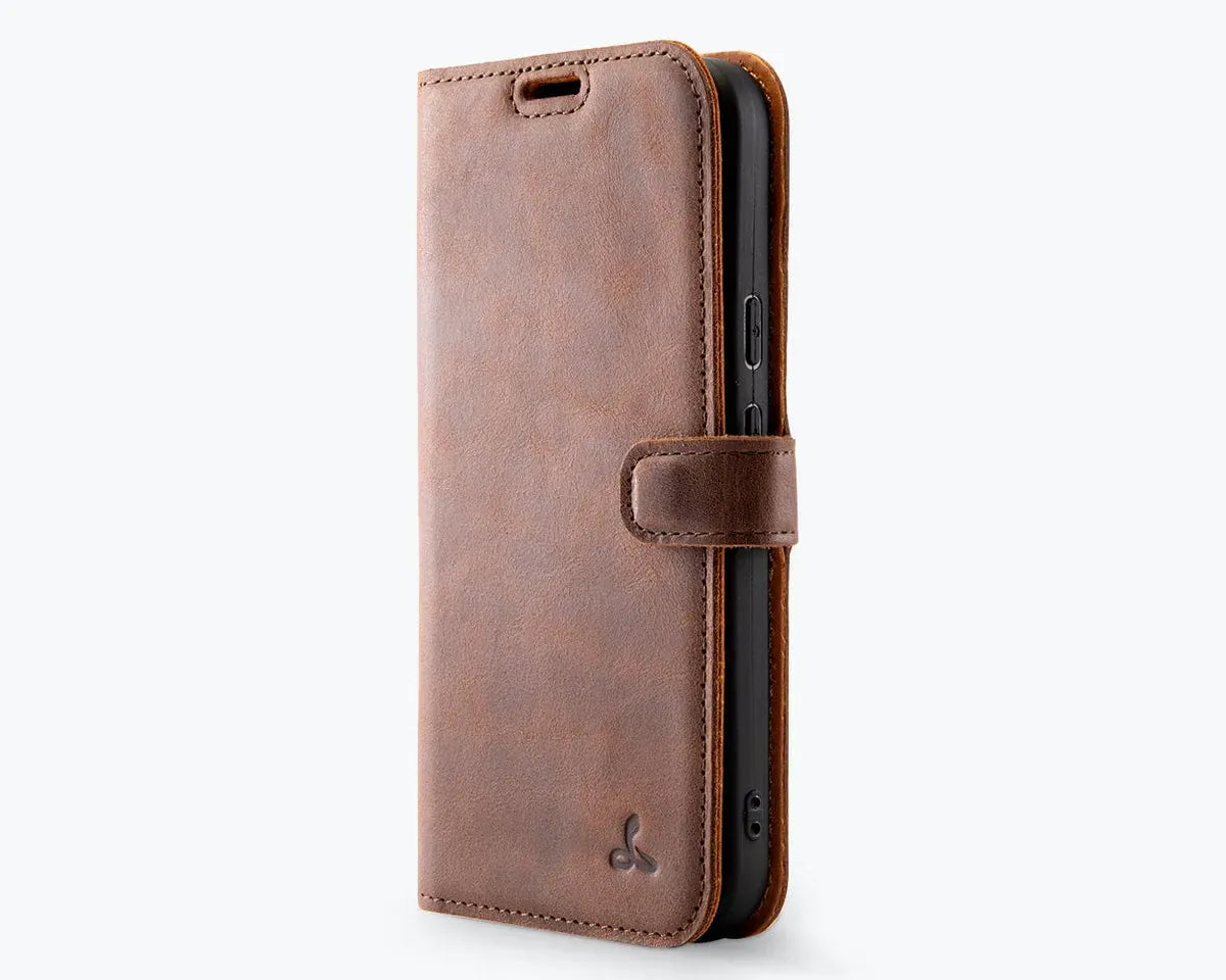 Snakehive Vintage Wallet Google Pixel 9 - Vintage Leather Wallet Phone Case Vintage Leather Wallet Case for Google Pixel 9