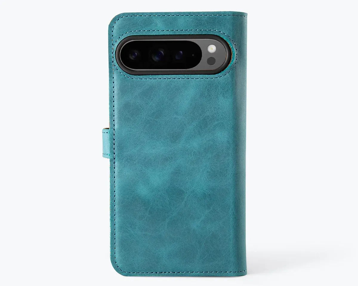 Snakehive Vintage Wallet Google Pixel 9 Pro XL - Vintage Leather Wallet Phone Case Vintage Leather Wallet Case for Google Pixel 9 Pro XL