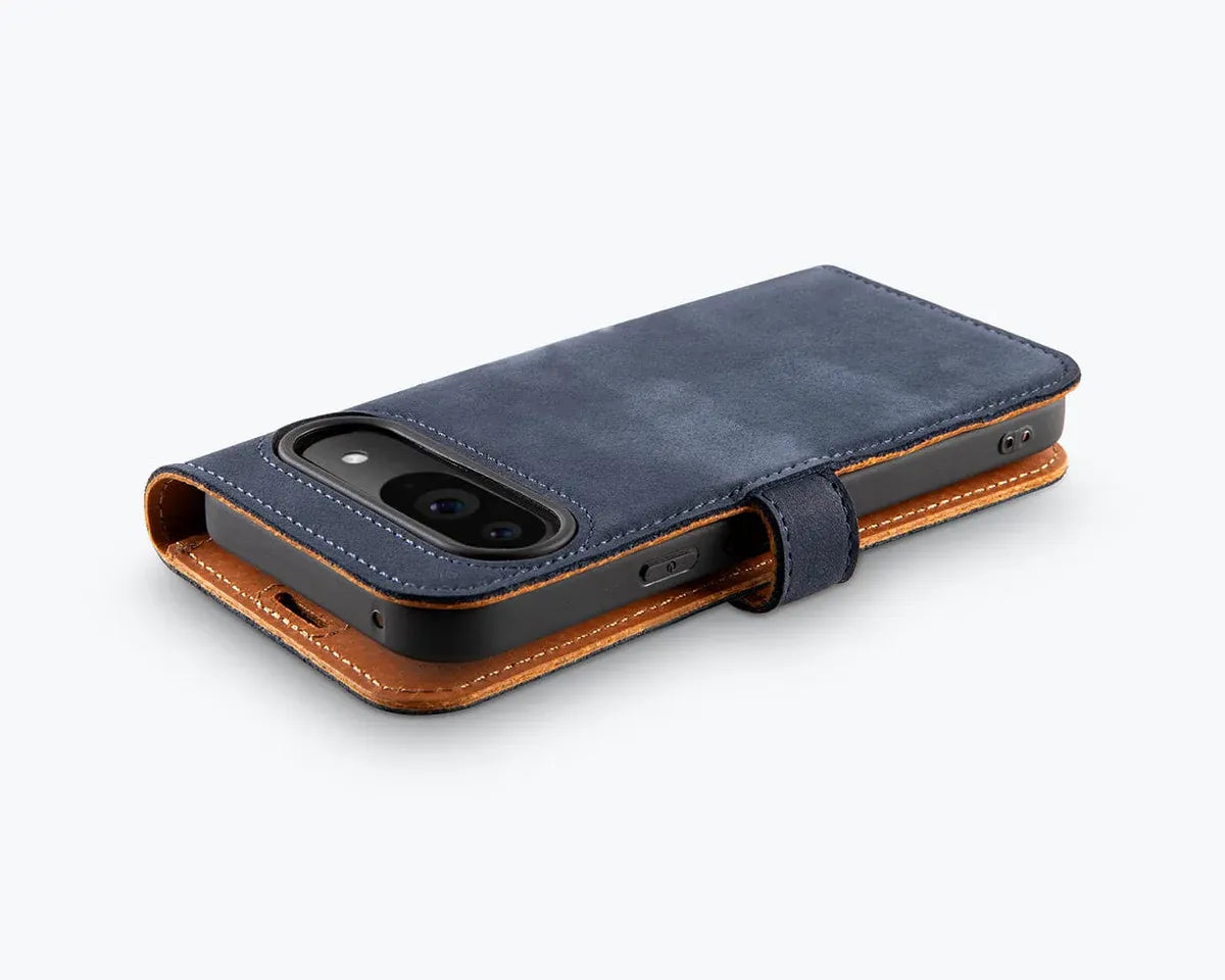 Snakehive Vintage Wallet Google Pixel 9 Pro - Vintage Leather Wallet Phone Case Vintage Leather Wallet Case for Google Pixel 9 Pro