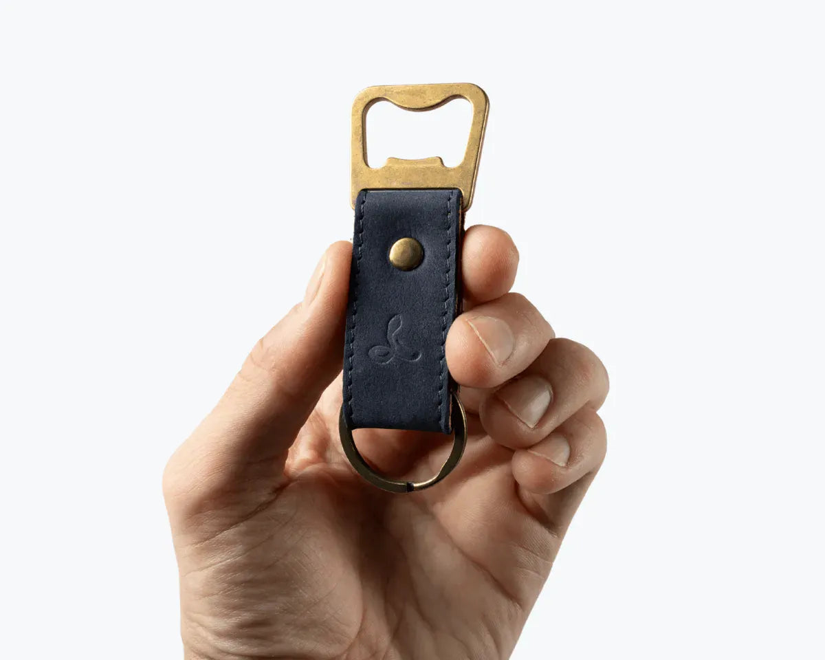 Snakehive Accessories Leather Bottle Opener Vintage Leather Bottle Opener | Leather Accessories