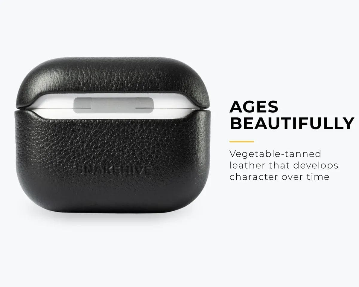 Snakehive Accessories Apple AirPods Pro 3 - Metro Leather Case Apple AirPods Pro 3 Leather Case | Snakehive