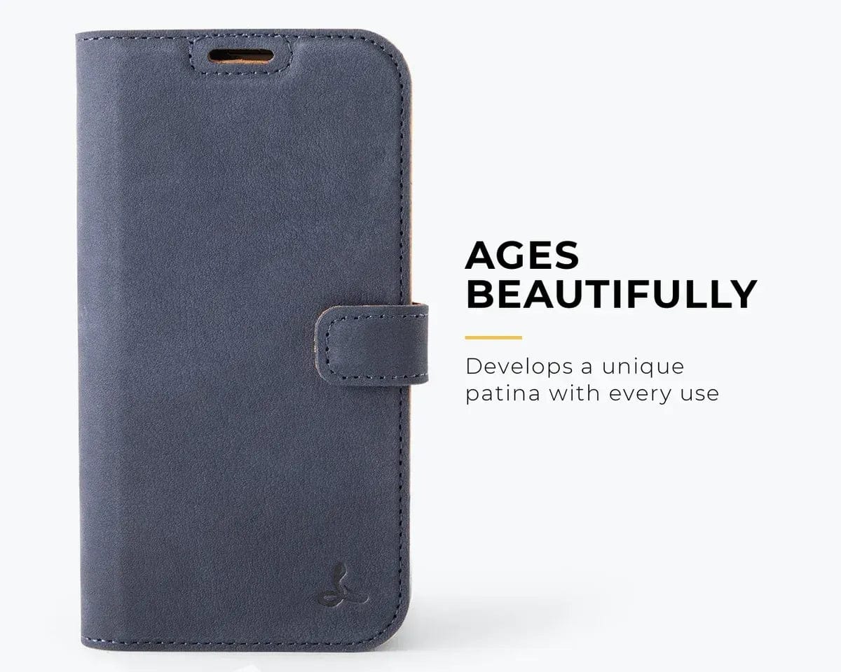 Snakehive Vintage Wallet Apple iPhone 17e / 16e - Vintage Leather Wallet Phone Case Vintage Leather Wallet Case for Apple iPhone 17e / 16e