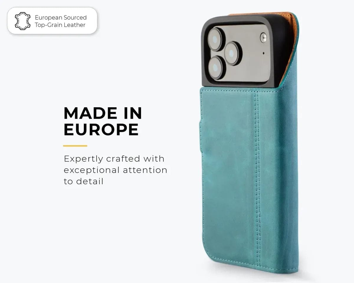 Snakehive Vintage Wallet Apple iPhone 17 Pro Max - Vintage Leather Wallet Phone Case Vintage Leather Wallet Case for Apple iPhone 17 Pro Max