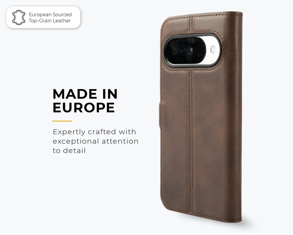 Snakehive Vintage Wallet Google Pixel 11 Pro - Vintage Leather Wallet Phone Case Vintage Leather Wallet Case for Google Pixel 11 Pro