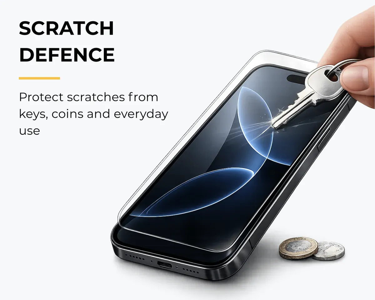 Snakehive Tempered Glass Apple iPhone 17e / 16e - Tempered Glass Screen Protector (x2) Tempered Glass Screen Protector for iPhone 17e / 16e