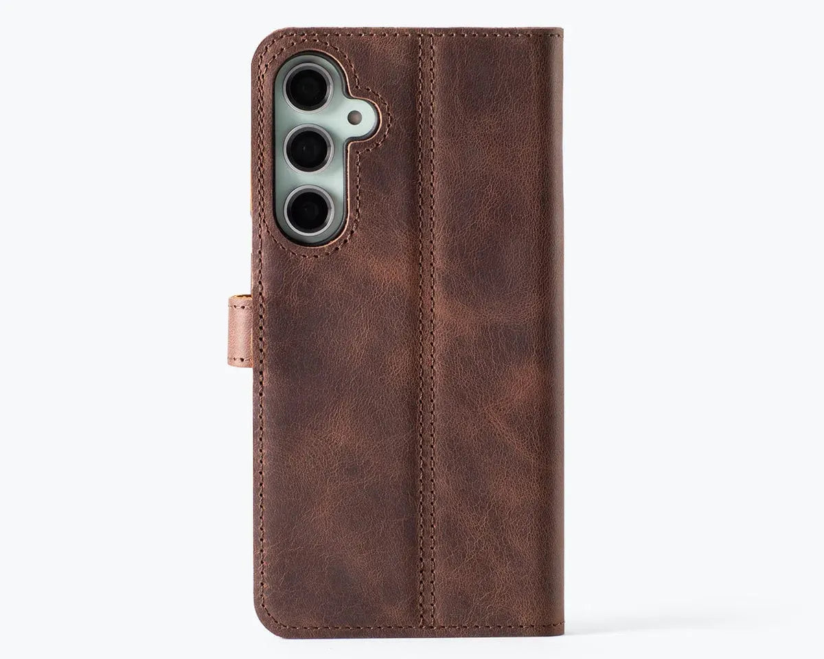 Snakehive Vintage Wallet Samsung Galaxy S23 FE - Vintage Leather Wallet Phone Case Vintage Leather Wallet Case for Samsung Galaxy S23 FE
