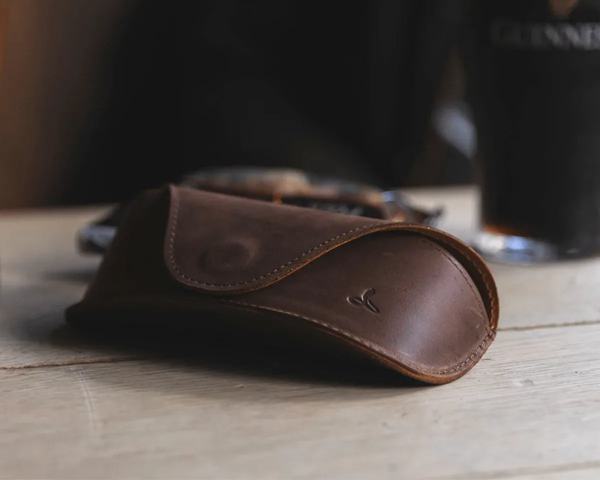 Snakehive UK Accessories Vintage Leather Glasses Case Vintage Leather Glasses Case | Leather Accessories