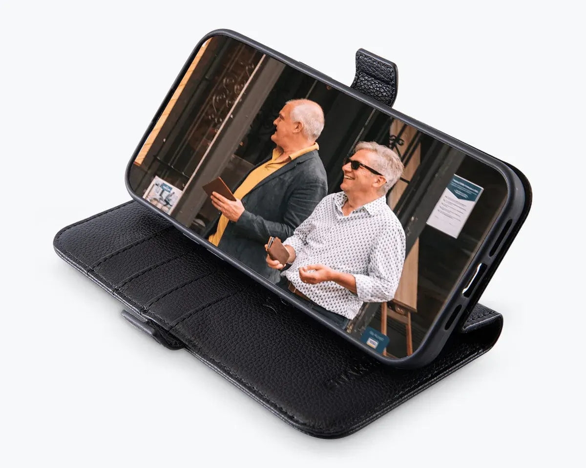 Snakehive UK Metro Wallet Apple iPhone 14 Pro Max - Metro Leather Wallet Phone Case Metro Leather Wallet Phone Case for Apple iPhone 14 Pro Max