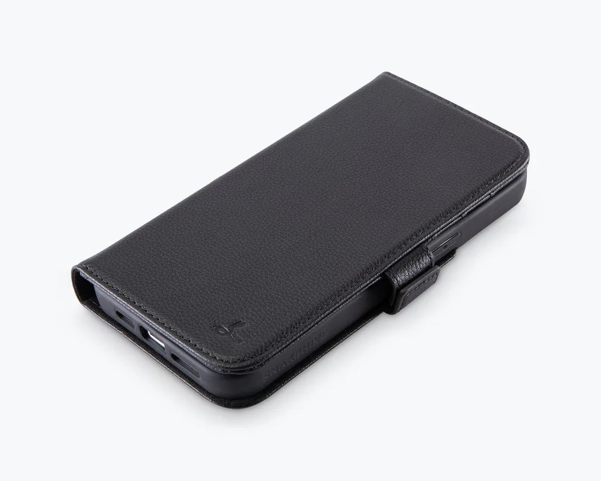 Snakehive UK Metro Wallet Apple iPhone 14 Pro Max - Metro Leather Wallet Phone Case Metro Leather Wallet Phone Case for Apple iPhone 14 Pro Max