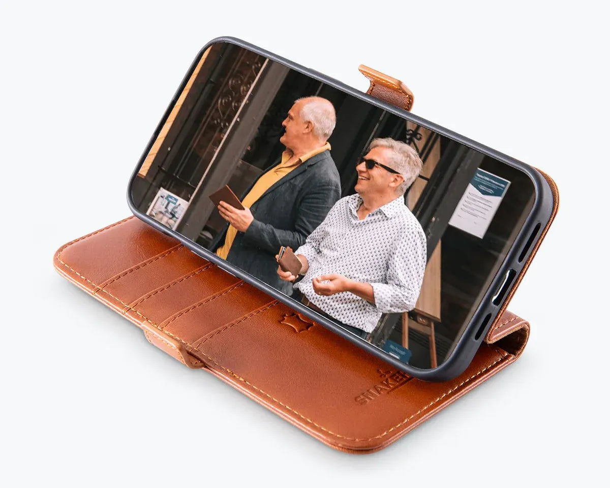 Snakehive UK Metro Wallet Apple iPhone 14 Pro Max - Metro Leather Wallet Phone Case Metro Leather Wallet Phone Case for Apple iPhone 14 Pro Max