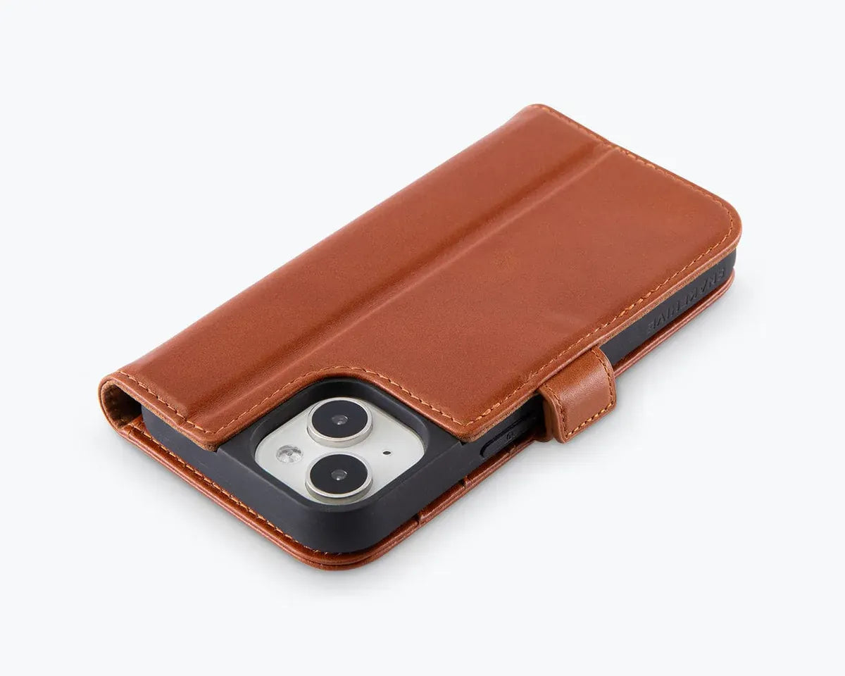 Snakehive Metro Wallet Apple iPhone 15 - Metro Leather Wallet Phone Case Metro Leather Wallet Phone Case for iPhone 15