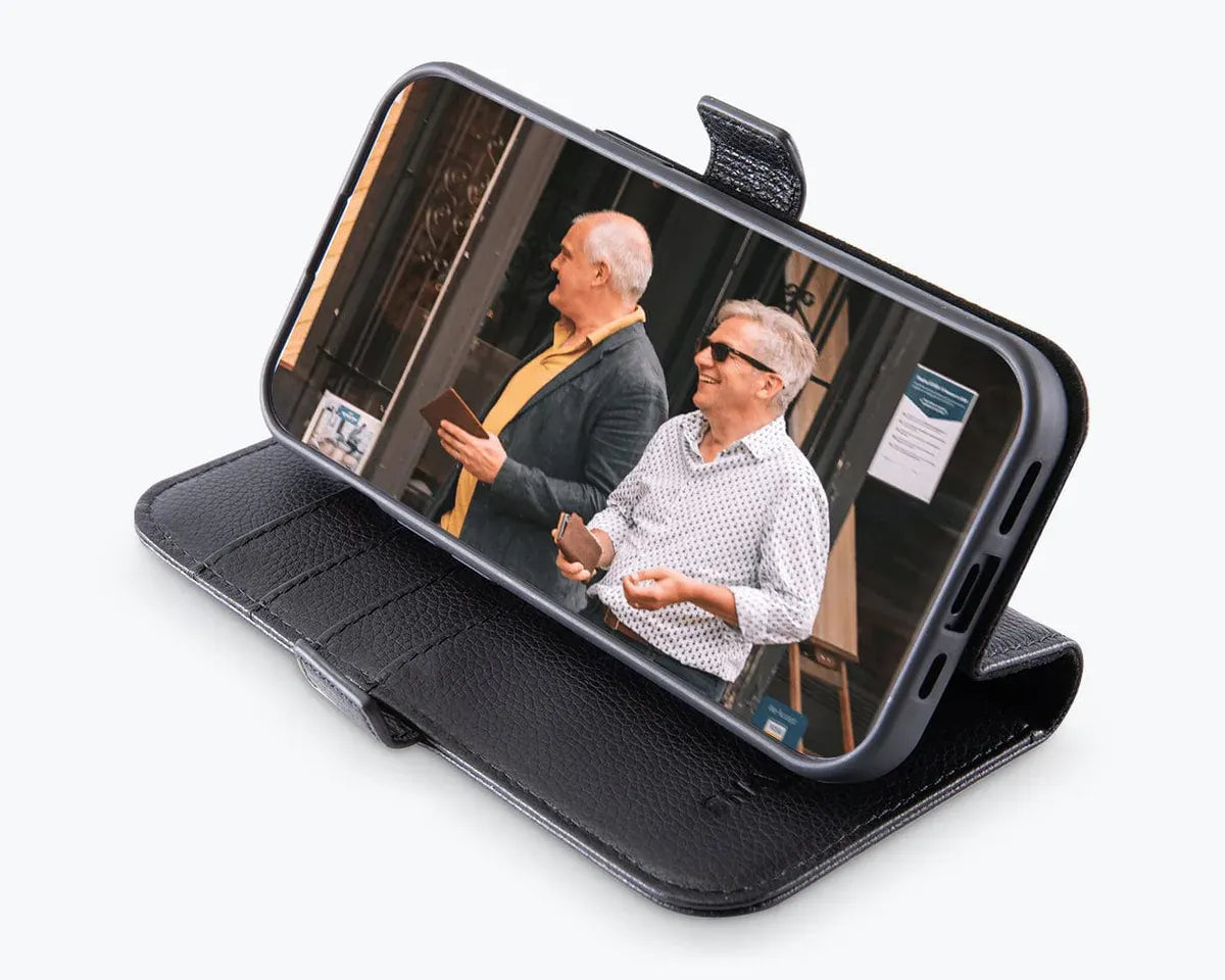 Snakehive Metro Wallet Apple iPhone 15 - Metro Leather Wallet Phone Case Metro Leather Wallet Phone Case for iPhone 15