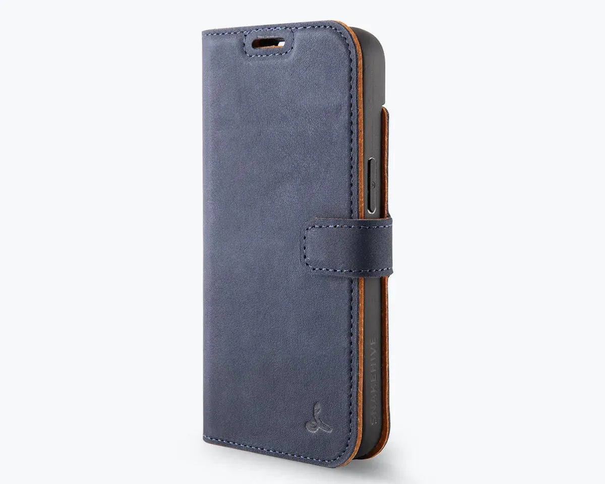Snakehive Vintage Wallet Apple iPhone 17e / 16e - Vintage Leather Wallet Phone Case Vintage Leather Wallet Case for Apple iPhone 17e / 16e