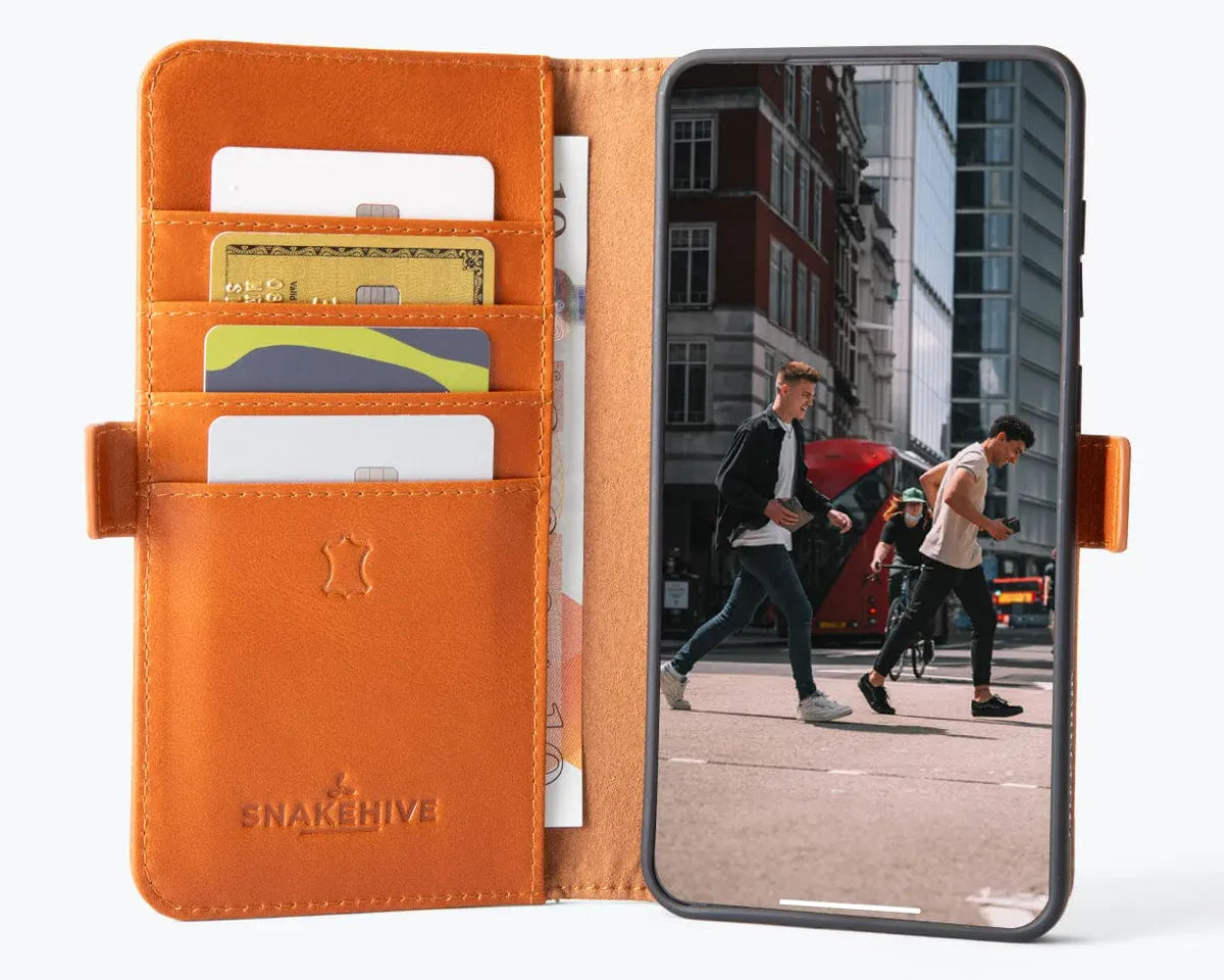 Snakehive Metro Wallet Samsung Galaxy S25 Edge - Metro Leather Wallet Phone Case Metro Leather Wallet Phone Case for Samsung Galaxy S25 Edge